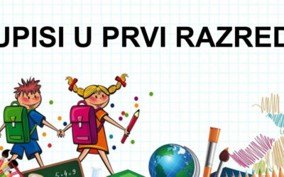 Obavijest o upisima u prvi razred osnovne škole za školsku godinu 2025./2026.